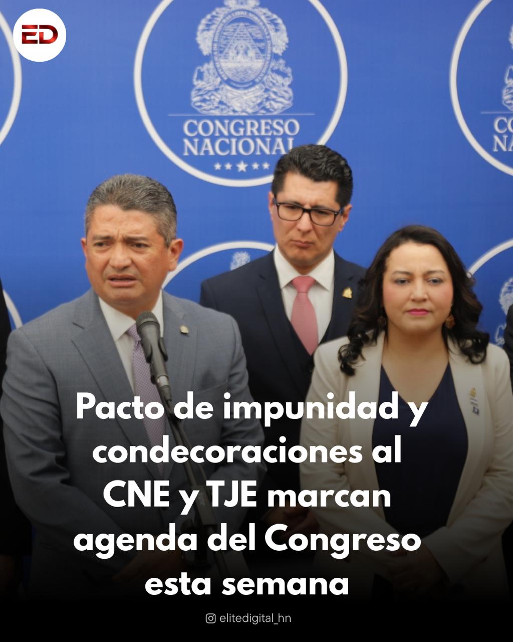 Pacto de impunidad y condecoración a consejeras electorales entran en agenda legislativa…