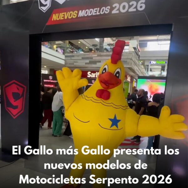 El Gallo más Gallo presenta los nuevos modelos de Motocicletas Serpento 2026