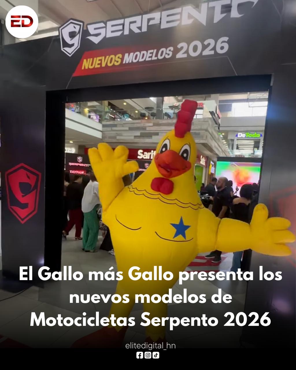 El Gallo más Gallo presenta los nuevos modelos de Motocicletas Serpento 2026
