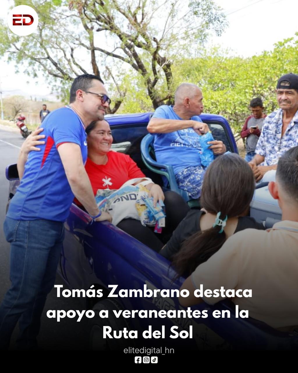 Tomás Zambrano destaca apoyo averaneantes en la Ruta del Sol