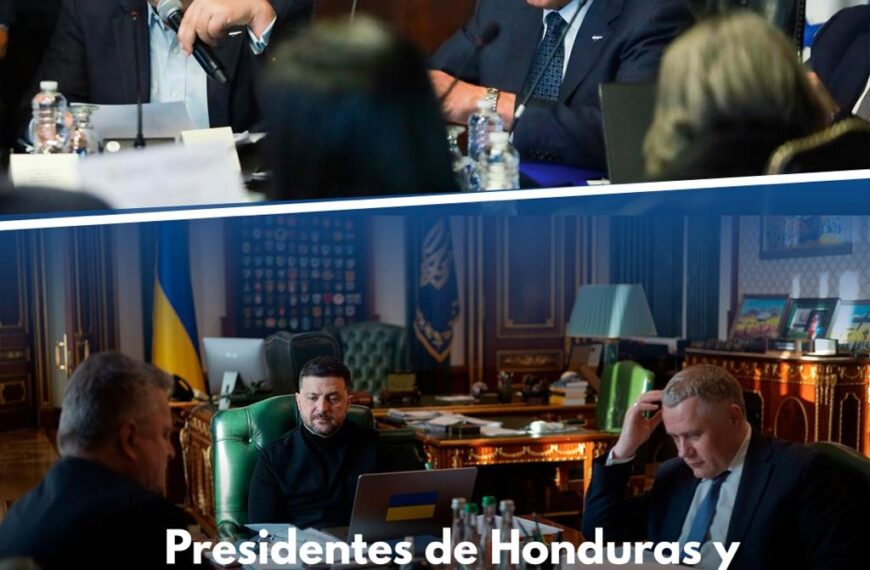Presidentes de Honduras y Ucrania acuerdan abrir agenda de cooperación en energía, agricultura, comercio y tecnología