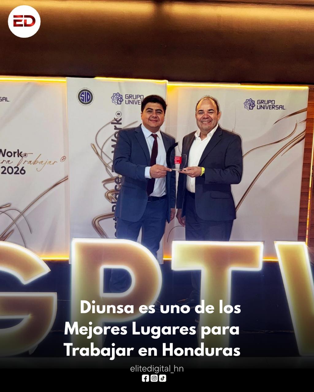 Diunsa es uno de los Mejores Lugares para trabajar en Honduras